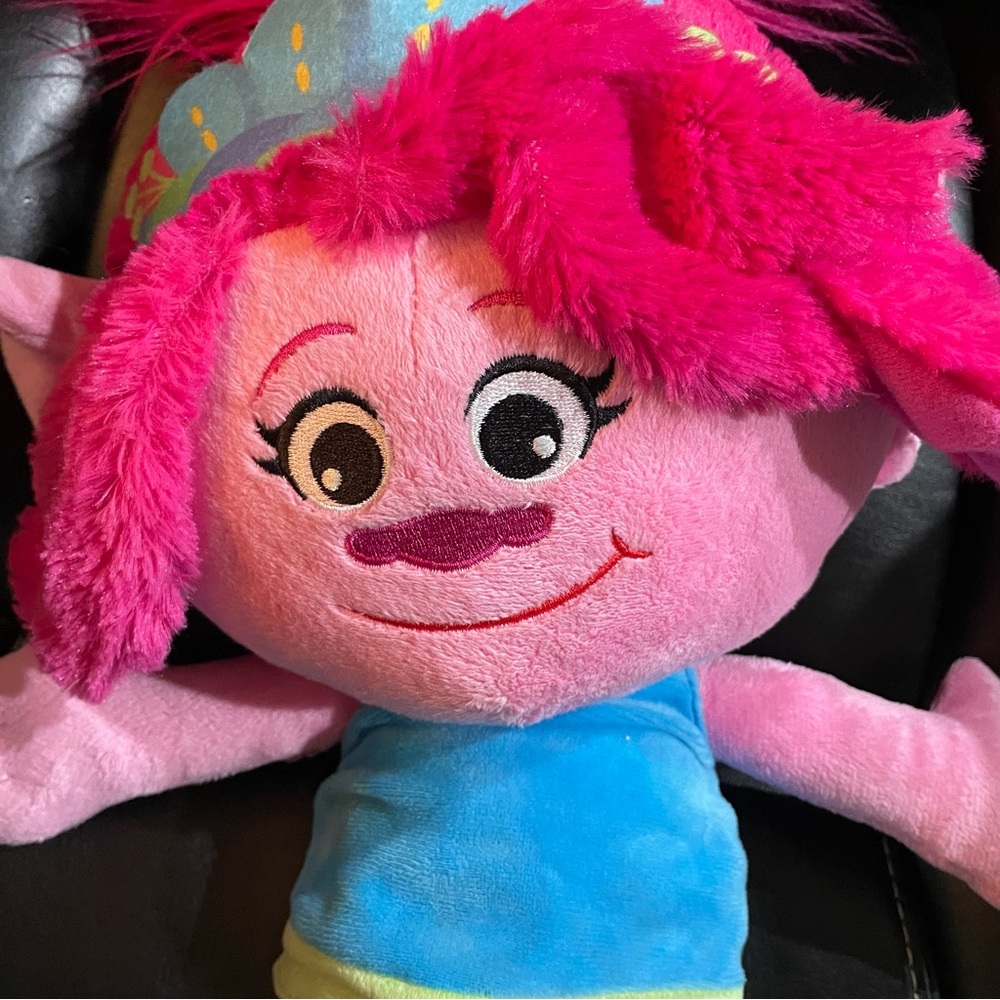 Preppy Poppy 20”  Plush Troll Doll - Picture 2 of 10
